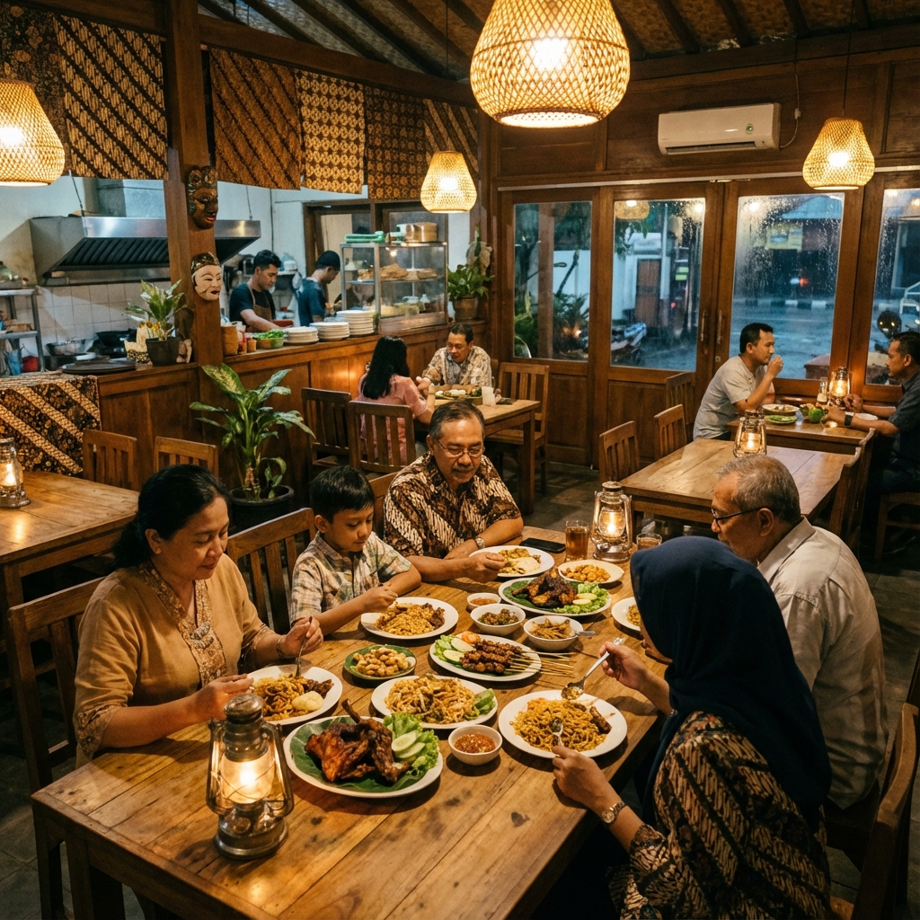 Suasana Warung Anugrah